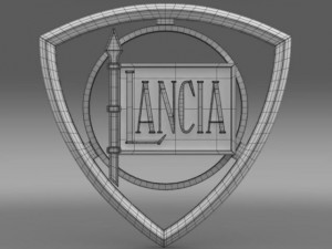 lancia  logo Model 3D