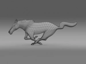 Logo Ford Mustang 2009 Modello 3D