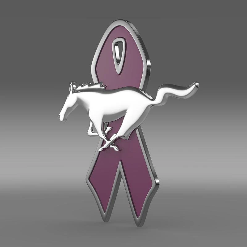 mustang wip 2009 logo 3D Model .c4d .max .obj .3ds .fbx .stl .blend