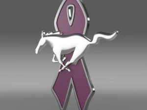 logotipo do mustang wip 2009 Modelo 3D