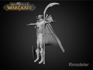 scourge skeleton king 3D 모델