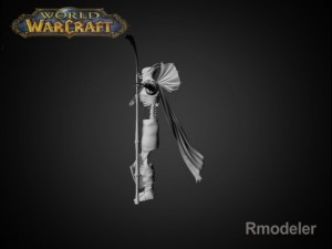 scourge skeleton king 3D 모델