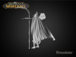 scourge skeleton king 3D 모델