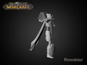 scourge skeleton king 3D 모델