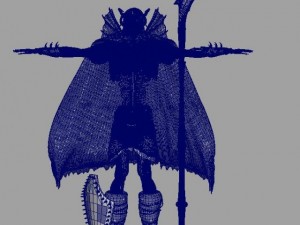 scourge skeleton king 3D 모델