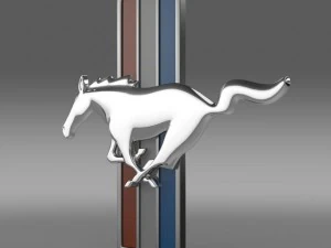 mustang boss 2008 logo 3D Model