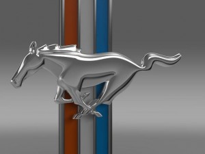 mustang boss 2008 logo 3D Model