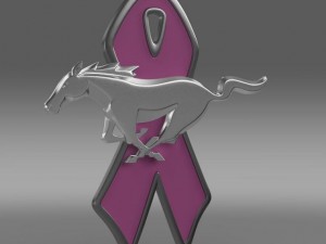 mustang wip 2010 logo 3D Model