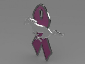 mustang wip 2010 logo 3D Model