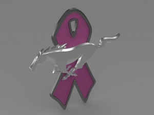 mustang wip 2010 logo 3D Model