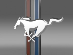 mustang boss 2012 logo 3D Model