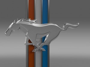 mustang boss 2012 logo 3D Model