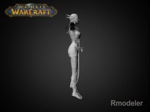 night elf luna 3Dモデル