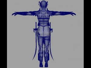 night elf luna 3D Model