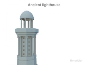 lighthouse 3D 모델