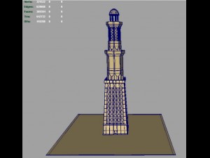 lighthouse 3D 모델