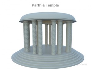 parthia temple 3D Model