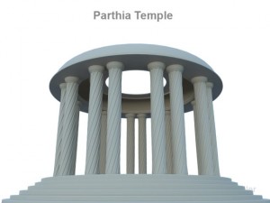 parthia temple 3Dモデル