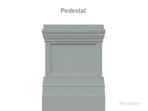pedestal Modèle 3D