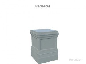 pedestal Modèle 3D