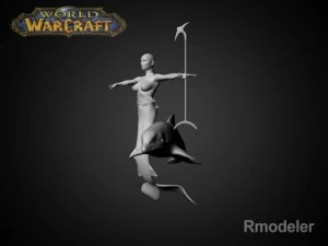 zeemeermin april 3D Model