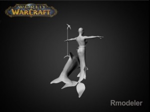 mermaid april 3D Model