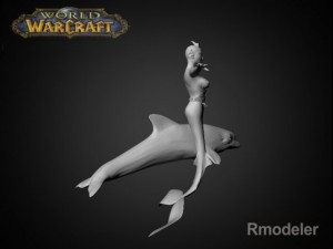 mermaid april 3D Model