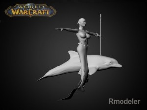 mermaid april 3D Model