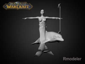 mermaid april 3D Model