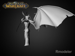 illidan demon hunter 3D Модель