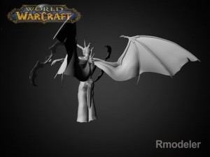 illidan demon hunter 3D Модель