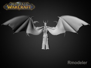 illidan demon hunter 3D Модель
