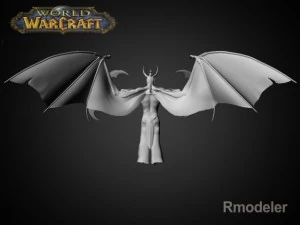 illidan demon hunter 3D Model