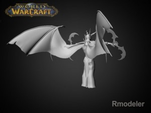 illidan demon hunter 3D Модель
