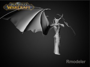 illidan demon hunter 3D Модель