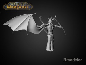 illidan demon hunter 3D Модель