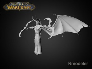illidan demon hunter 3D Модель