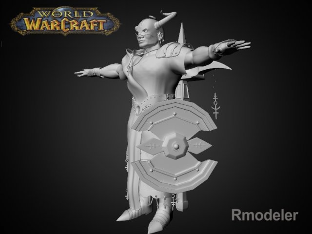dwarf hammer Modèle 3D .c4d .max .obj .3ds .fbx .stl .blend 
