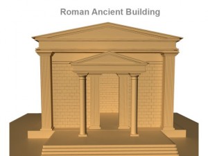 roman ancient building 3D 模型