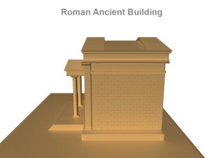 roman ancient building 3D 模型