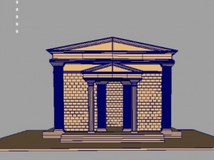 roman ancient building 3D 模型