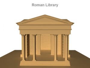 roman library 3D 模型