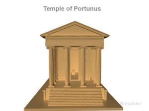 temple of portunus 3D Model