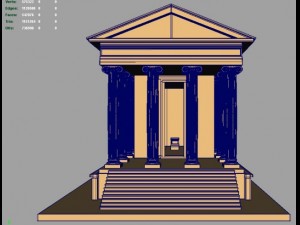 temple of portunus 3D Model