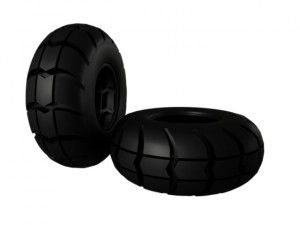 big foot tire Modello 3D