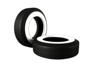 classic vintage tire Modello 3D