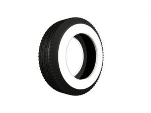 classic vintage tire 3D Model