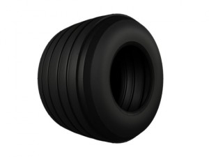 f1 bridgestone tire 3D Model