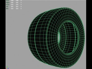 f1 tire 3D Model