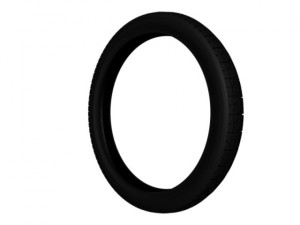 moped vintage tire 3D Model